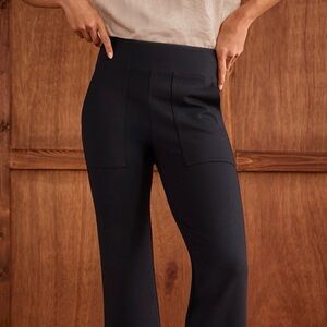 Women's Navy High-Waisted Pants